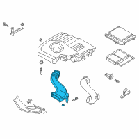OEM 2015 Ford C-Max Inlet Tube Diagram - FV6Z-9C675-A