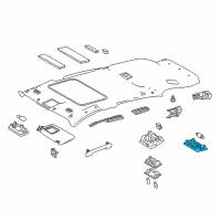 OEM 2017 Toyota RAV4 Dome Lamp Diagram - 81240-35020-C0