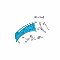 OEM 2009 Dodge Charger WEATHERSTRIP-DECKLID Diagram - 5065917AG