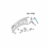 OEM 2007 Dodge Charger PROP/GAS-Deck Lid Diagram - 4814200AF