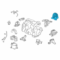 OEM 2015 Honda Accord Mounting Rub Assy, Eng Diagram - 50810-T2F-A11