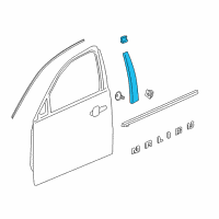 OEM 2016 Chevrolet Malibu Applique Diagram - 84258758