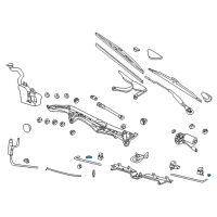 OEM 1998 BMW 750iL Cleaning System Hose Diagram - 61-66-8-372-199