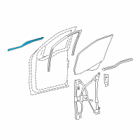 OEM 2007 Lincoln Mark LT Belt Weatherstrip Diagram - 6L3Z-1521453-A
