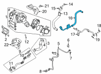 OEM 2021 Kia K5 Pipe Assembly-Water OUTL Diagram - 282372M800