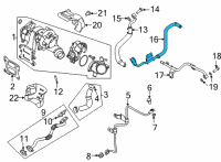 OEM 2022 Kia Sorento Pipe Assembly-Water OUTL Diagram - 282372M800