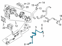 OEM 2021 Kia Sorento PIPE ASSY-OIL FEED Diagram - 282402M810