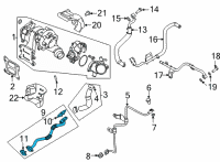 OEM 2021 Kia Sorento Pipe Assembly-Oil Drain Diagram - 282482M800
