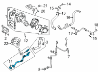 OEM Kia K5 Pipe Assembly-Oil Drain Diagram - 282482M800