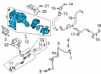 OEM 2020 Hyundai Sonata TURBOCHARGER Diagram - 28231-2M800