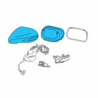 OEM 2011 Lexus HS250h Cover, Outer Mirror Diagram - 8794A-53411-A0