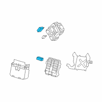 OEM 2010 Saturn Outlook Breaker Asm, Circuit 25 Amp Modified Reset Diagram - 19116527