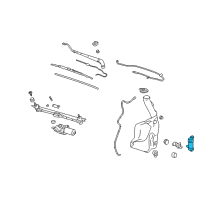 OEM 2007 Chevrolet Malibu Pump Asm-Windshield Washer Diagram - 21999831