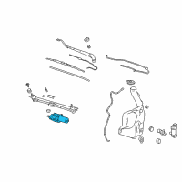 OEM 2008 Chevrolet Malibu Front Motor Diagram - 22675750