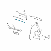 OEM 2006 Chevrolet Malibu Wiper Asm, Windshield Diagram - 22688087