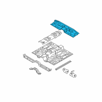 OEM 2005 Kia Spectra Crossmember Assembly-Front Diagram - 651572F000