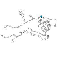 OEM BMW 850CSi Hose Clamp Diagram - 16-12-1-180-242