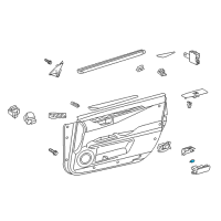 OEM Toyota Yaris Map Lamp Bulb Diagram - 90981-12010