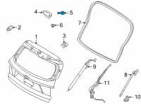 OEM 2018 Hyundai Santa Fe Sport Bolt Diagram - 79359-3K100