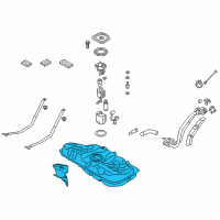 OEM 2014 Hyundai Elantra Coupe Tank Assembly-Fuel Diagram - 31150-A5600