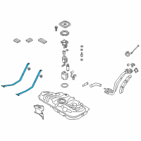 OEM 2017 Hyundai Veloster Band Assembly-Fuel Tank RH Diagram - 31211-2V000