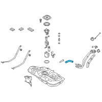 OEM 2017 Hyundai Veloster Fuel Filler Hose Diagram - 310362V500