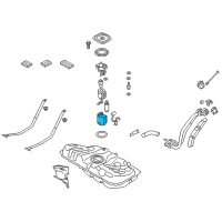 OEM Kia Forte5 Plate-Fuel Pump Upper Diagram - 311162V000