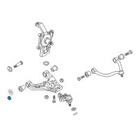 OEM 2009 Kia Sorento Nut Diagram - 545013E600