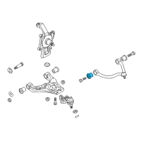 OEM 2004 Kia Sorento Bush-Upper Arm Diagram - 544803E001