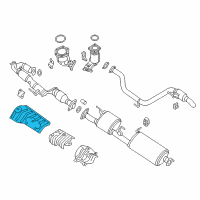 OEM Nissan Pathfinder Insulator Diagram - 74750-3JV0A