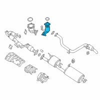 OEM Nissan Pathfinder Three Way Catalytic Converter Diagram - 208A2-9NF0A