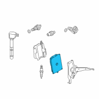 OEM 2016 Honda Accord Control Module, Powertrain (Rewritable) Diagram - 37820-5A0-B03