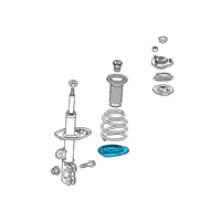 OEM 2020 Lexus UX250h Insulator, Front Coil Spring Diagram - 48158-47020