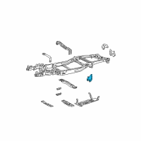 OEM 2004 Ford F-150 Heritage Mount Bracket Diagram - F75Z-5775-AA