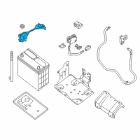 OEM 2016 Nissan Leaf Battery Frame Diagram - 24420-3NF0A