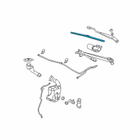 OEM 2012 Chevrolet Malibu Front Blade Diagram - 22860194