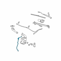 OEM Saturn Aura Reservoir Hose Diagram - 22675868