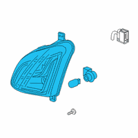 OEM Chevrolet Equinox Lamp Asm-Front Turn Signal Diagram - 84226245