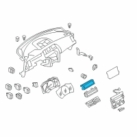 OEM Infiniti G37 Display Unit-Av Diagram - 28091-1BU0A