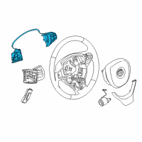 OEM 2012 BMW 740i Multifunct Steering Wheel Switch Diagram - 61-31-9-262-706