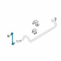 OEM Ford Special Service Police Sedan Stabilizer Link Diagram - GG1Z-5K484-A