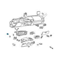 OEM 1996 Chevrolet Camaro Switch Asm-Headlamp Diagram - 10195524