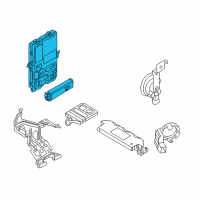 OEM 2008 Ford Mustang Antitheft Module Diagram - 9R3Z-15604-F