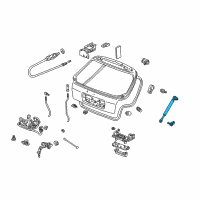 OEM 2000 Honda Civic O/Stay Set L, T/Ga Diagram - 04746-S03-901