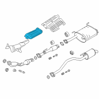 OEM Chevrolet City Express Heat Shield Diagram - 19317656