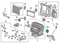 OEM Acura RDX Motor Assembly, Temperature Driver Diagram - 79150-TAA-J41
