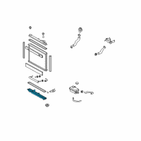 OEM 2008 Lexus LS460 Tank, Lower Diagram - 16461-38170