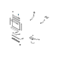 OEM 2007 Lexus RX400h Cock Diagram - 16417-28530