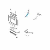 OEM 2010 Lexus LS460 Hose, Radiator, NO.2 Diagram - 16572-38100