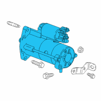 OEM 2017 Chevrolet Cruze Starter Diagram - 12680617